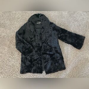 Vintage Black Mink Fur Jacket by Scholl’s Furs – Medium